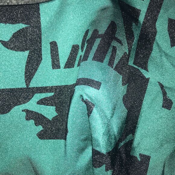 Yitty Sports Bra Headliner Shaping Midi Bralette Green Black Medium Deep Sea Liz - Picture 7 of 10